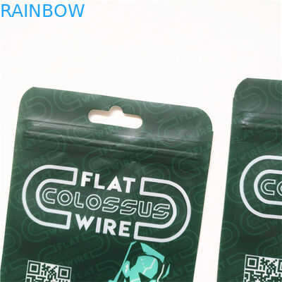 Werbung Wiederverwertbare Qualitätssicherung Drei Seiten versiegelte Mylar Verpackungstüte mit Reißverschluss