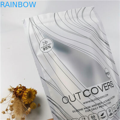 Maßgeschneiderte Größe und Designbedürfnisse mit Privatlogo Reißverschluss Plastik Stand Up Reißverschluss Verpackungstüte