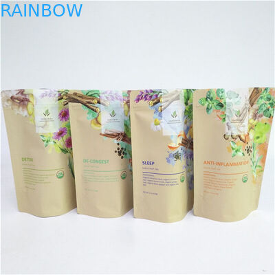 Custom gedruckte Stand-up-Tasche mit Lebensmittel-Grade Material Wärmedruck und maßgeschneiderte Größe