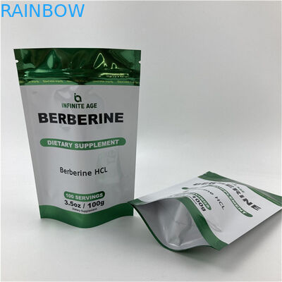 Großhandel Aufschlag auf Maßstab aufrecht stehende leere Tasche Qualitätssicherung Verpackung Mylar Aluminiumfolie Taschen mit Tränenknochen