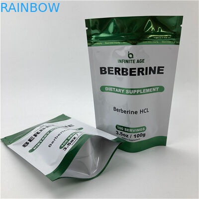 Großhandel Aufschlag auf Maßstab aufrecht stehende leere Tasche Qualitätssicherung Verpackung Mylar Aluminiumfolie Taschen mit Tränenknochen