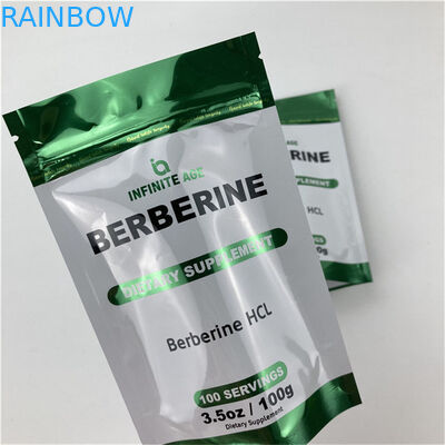 Großhandel Aufschlag auf Maßstab aufrecht stehende leere Tasche Qualitätssicherung Verpackung Mylar Aluminiumfolie Taschen mit Tränenknochen