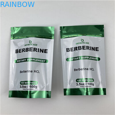 Großhandel Aufschlag auf Maßstab aufrecht stehende leere Tasche Qualitätssicherung Verpackung Mylar Aluminiumfolie Taschen mit Tränenknochen