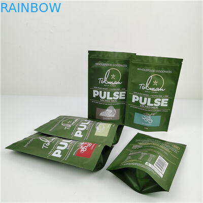 Lebensmittelverpackungsmaterial Matte Aluminiumfolie 250 g 1 kg mit Tasche Stehen Sie auf Teebeutel Verpackung