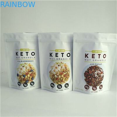 China Lieferant Custom Design Druck Custom Größe und Design Bedürfnisse Stehen Taschen mit Reißverschluss für Lebensmittelverpackungen