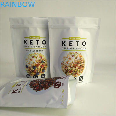 China Lieferant Custom Design Druck Custom Größe und Design Bedürfnisse Stehen Taschen mit Reißverschluss für Lebensmittelverpackungen