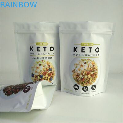 China Lieferant Custom Design Druck Custom Größe und Design Bedürfnisse Stehen Taschen mit Reißverschluss für Lebensmittelverpackungen