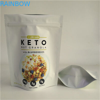 China Lieferant Custom Design Druck Custom Größe und Design Bedürfnisse Stehen Taschen mit Reißverschluss für Lebensmittelverpackungen