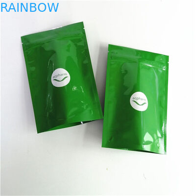 Akzeptiert bis zu 10 Farben verfügbar Geruchsschutz Stehen Tasche Tasche Wärmesiegel Reißverschluss Top