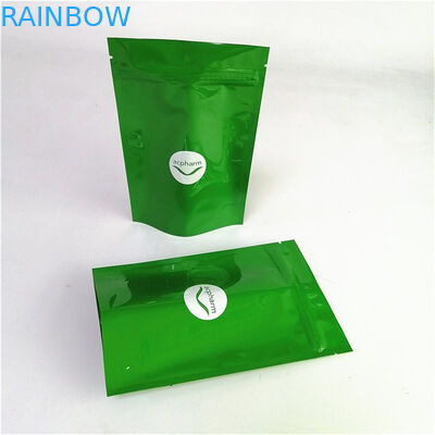 Akzeptiert bis zu 10 Farben verfügbar Geruchsschutz Stehen Tasche Tasche Wärmesiegel Reißverschluss Top