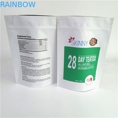 Maßgeschneiderte Größe Farbiger Druck Snack Lebensmittel Verpackungstüte mit MOPP/VMPET/PE Material