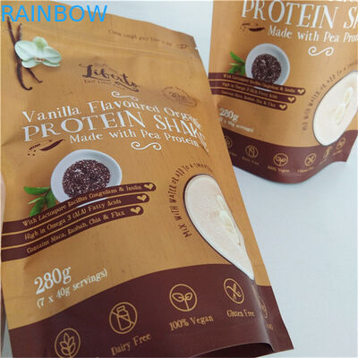 Farbiger Druck Snack-Packing-Tasche MOPP VMPET PE Matt Finish Schwarz Feuchtigkeitsdicht