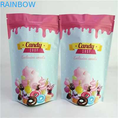 Geruchsdichter, individuell bedruckter, lebensmittelechter Mylar-Standbodenbeutel für Snackverpackungen