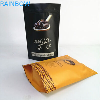 Farbige Druckerei Maßgeschneiderte Verpackung Kaffee Ziplock Stand Up Tasche für 250g 500g 1kg