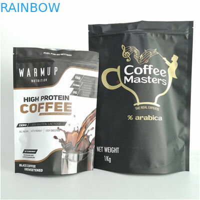 Bestseller Nahrungsmittel-Gehalt Geruchsschutz Matte Film VMPET 250g 500g Kaffee Stand Up Tasche 120mikron