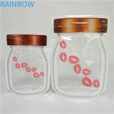 Neues Design Bestseller Maßgeschneiderte Dicke Maßgeschneiderte Logo gedruckt Stand Up Reißverschluss Tasche Kunststoff Lebensmitteldichtung Verpackung