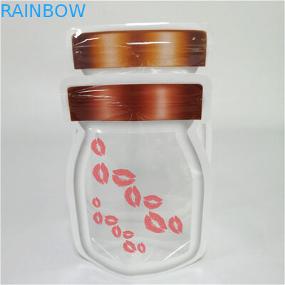 Neues Design Bestseller Maßgeschneiderte Dicke Maßgeschneiderte Logo gedruckt Stand Up Reißverschluss Tasche Kunststoff Lebensmitteldichtung Verpackung