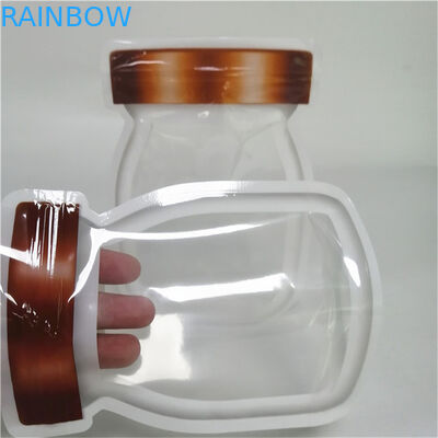 Neues Design Bestseller Maßgeschneiderte Dicke Maßgeschneiderte Logo gedruckt Stand Up Reißverschluss Tasche Kunststoff Lebensmitteldichtung Verpackung