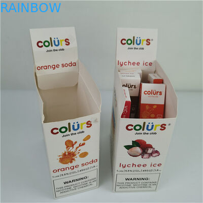 Hot Custom Logo Tear Away Display Box Karton PDQ Zähler gewölbten Display Boxen