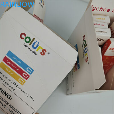 Hot Custom Logo Tear Away Display Box Karton PDQ Zähler gewölbten Display Boxen