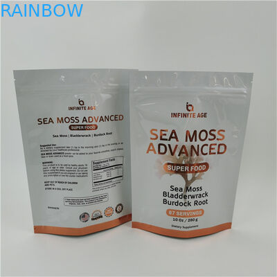 Akzeptiert bis zu 10 Farben erhältlich Einfache Tränenlinie Stehen Sie auf Tasche Tasche Wärmesiegel Reißverschluss Top