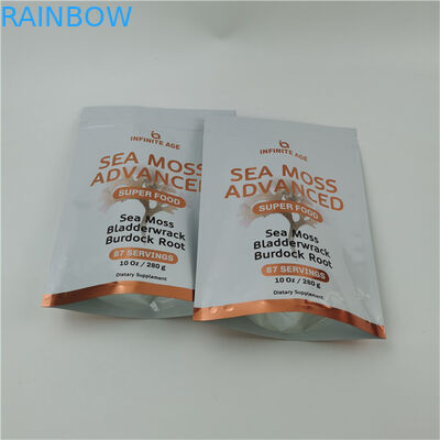 Akzeptiert bis zu 10 Farben erhältlich Einfache Tränenlinie Stehen Sie auf Tasche Tasche Wärmesiegel Reißverschluss Top