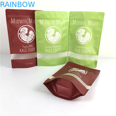 Lebensmittelverpackung Gravurdruck Mylar Doypack mit Fenster Umweltschonend und individuell