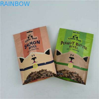 Top-Gewünschte Produkte Hochwertige Matte Reißverschluss Haustierfutterbeutel Stand-Up-Tasche