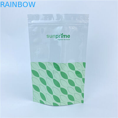 Matte PET/PE-Zipper-Lebensmittel-Doypack mit gewünschtem Custom-Logo