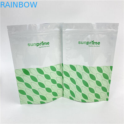 Matte PET/PE-Zipper-Lebensmittel-Doypack mit gewünschtem Custom-Logo