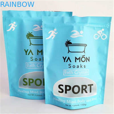 Leakproof Matt Finish Mylar Doypack mit Fenster angepasste Größe und Design Bedürfnisse