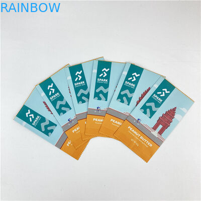 Custom Design Easy Tear Line Drei Seiten versiegelte Mylar Verpackungstüte Akzeptiert Bis zu 10 Farben verfügbar