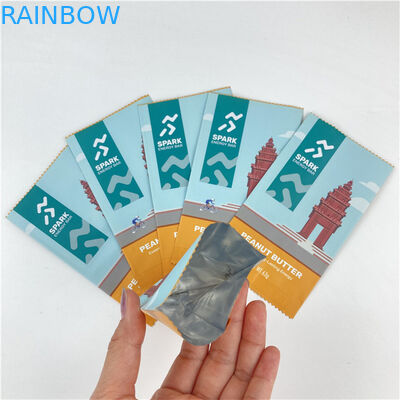 Custom Design Easy Tear Line Drei Seiten versiegelte Mylar Verpackungstüte Akzeptiert Bis zu 10 Farben verfügbar