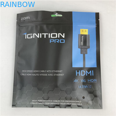 Drei Seiten versiegelte Mylar Packungstüte Flachbeutel mit Reißverschluss Akzeptiert bis zu 10 Farben verfügbar