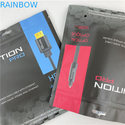 Drei Seiten versiegelte Mylar Packungstüte Flachbeutel mit Reißverschluss Akzeptiert bis zu 10 Farben verfügbar