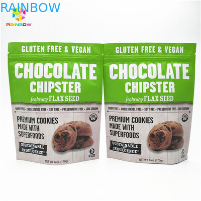 Lebensmittelverpackung Tasche glatte Geruchssicher Feuchtigkeitssicher Aluminium-PE-Material für Snackverpackungen