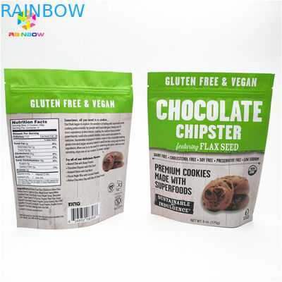 Lebensmittelverpackung Tasche glatte Geruchssicher Feuchtigkeitssicher Aluminium-PE-Material für Snackverpackungen