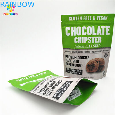 Lebensmittelverpackung Tasche glatte Geruchssicher Feuchtigkeitssicher Aluminium-PE-Material für Snackverpackungen