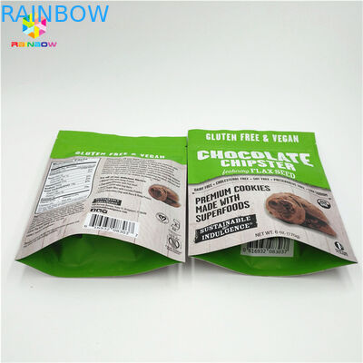 Lebensmittelverpackung Tasche glatte Geruchssicher Feuchtigkeitssicher Aluminium-PE-Material für Snackverpackungen