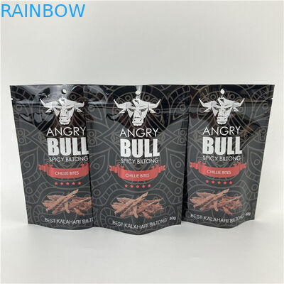 Lecksicherer Stehbeutel mit Reißverschluss/digital gedruckte Verpackungstüte