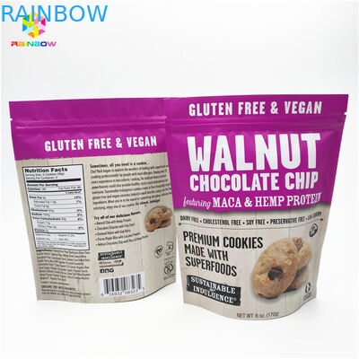 Matte Veredelung Farbiger Druck Aluminiumfolie Mylar Doypack mit individueller Größe und Gestaltung