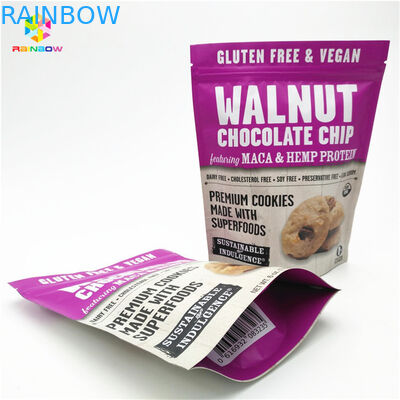 Matte Veredelung Farbiger Druck Aluminiumfolie Mylar Doypack mit individueller Größe und Gestaltung