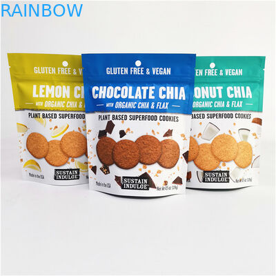 Custom Logo Druck Aluminiumfolie Mylar Doypack mit Gravure Druck Oberflächenbehandlung