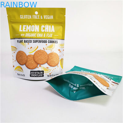 Custom Logo Druck Aluminiumfolie Mylar Doypack mit Gravure Druck Oberflächenbehandlung