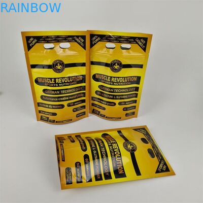 Proteinpulver Ziplock Lebensmittelverpackungstüten mit Digitaldruck Kunststoff