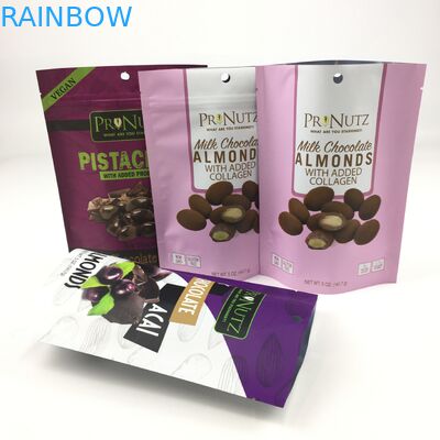 Custom Matte Stehbeutel Aluminiumfolie Mylar-Tasche Pulverververpackung