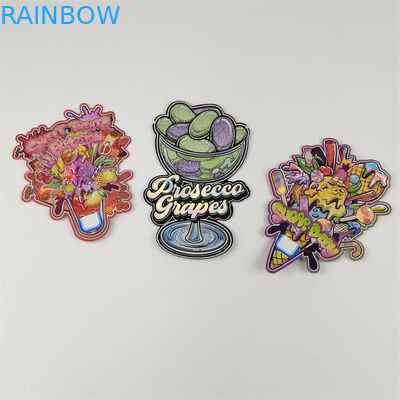 Die Schnitt 3,5g spezielle Form Taschen Kekse Süßigkeiten Snack Stand Up Zipper Tasche