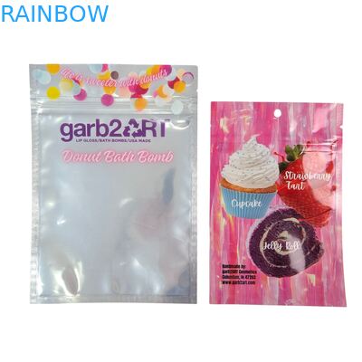 Individuell entworfene, selbstverschließende, feuchtigkeitsdichte, wärmeverschließende Reißverschluss, durchsichtige Vorderseite, Aluminiumfolie, Rückseite, Mylar-Plastiktüte für Zucker