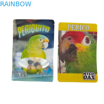 Individuell entworfene, selbstverschließende, feuchtigkeitsdichte, wärmeverschließende Reißverschluss, durchsichtige Vorderseite, Aluminiumfolie, Rückseite, Mylar-Plastiktüte für Zucker