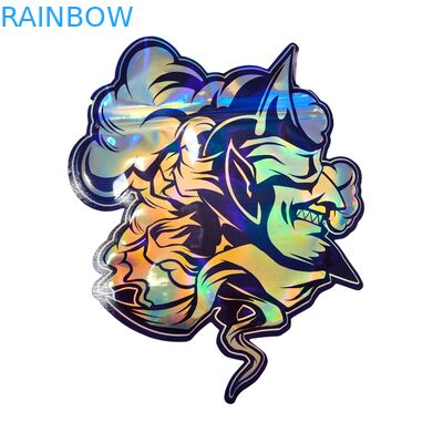 Soft Touch Holographische Mylar-Taschen mit Reißverschluss für Süßigkeiten Kräuter Trockenblumen Gummi Kekse Zucker Kindersichere Verpackung